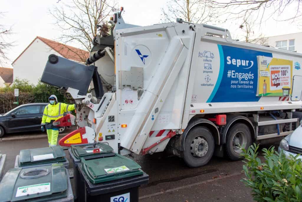 Collecte des déchets © C. Lauté, Sqy