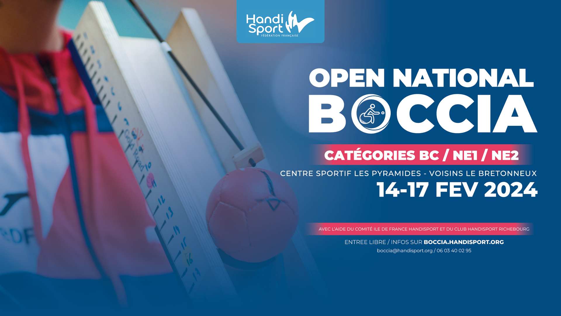 Open national de Boccia à Voisins-le-Bretonneux