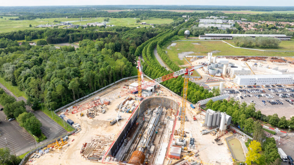 Avancement des travaux de la ligne du métro 18 1 travaux ligne 18 guyancourt janvier 2025