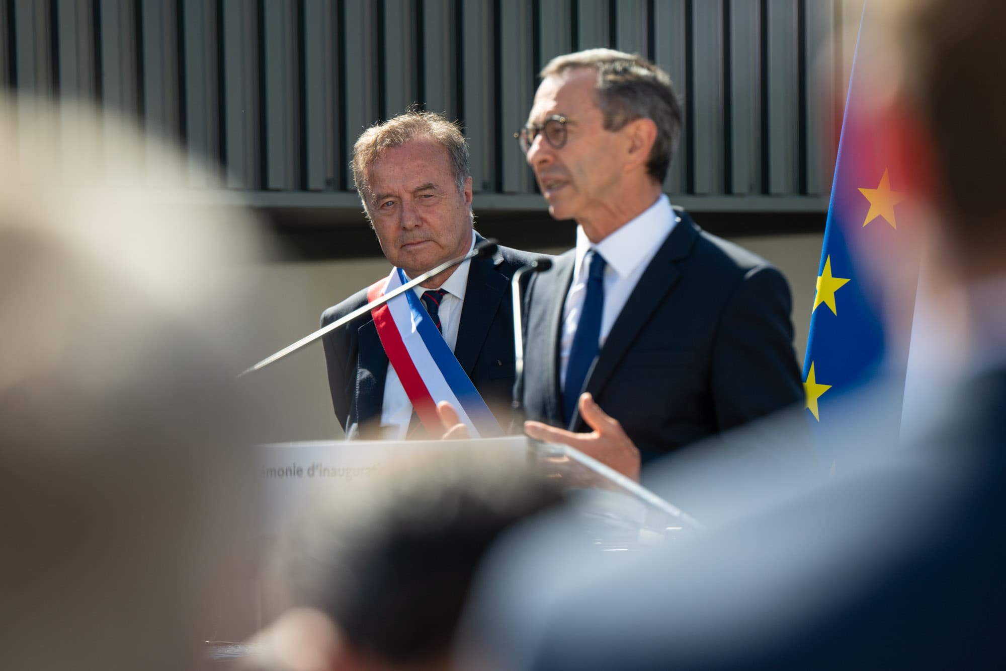 inauguration de l'hôtel de Police de SQY Jean michel Fourgous