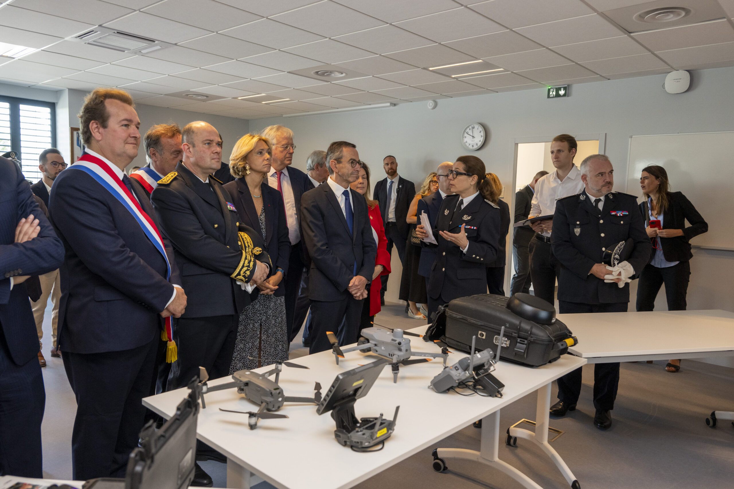 inauguration de l'hôtel de Police de SQY explication