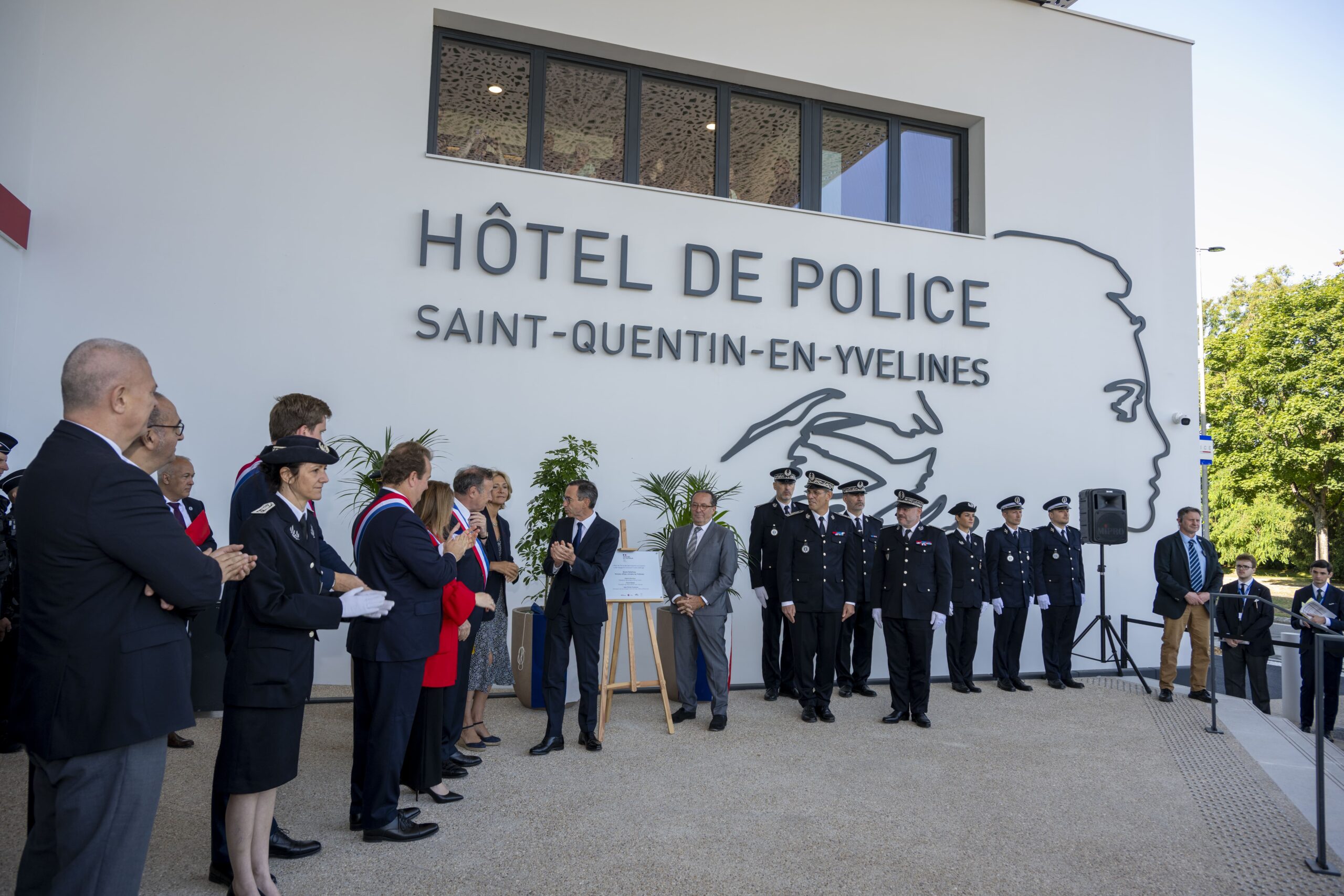 inauguration de l'hôtel de Police de SQY vendredi 4 juillet