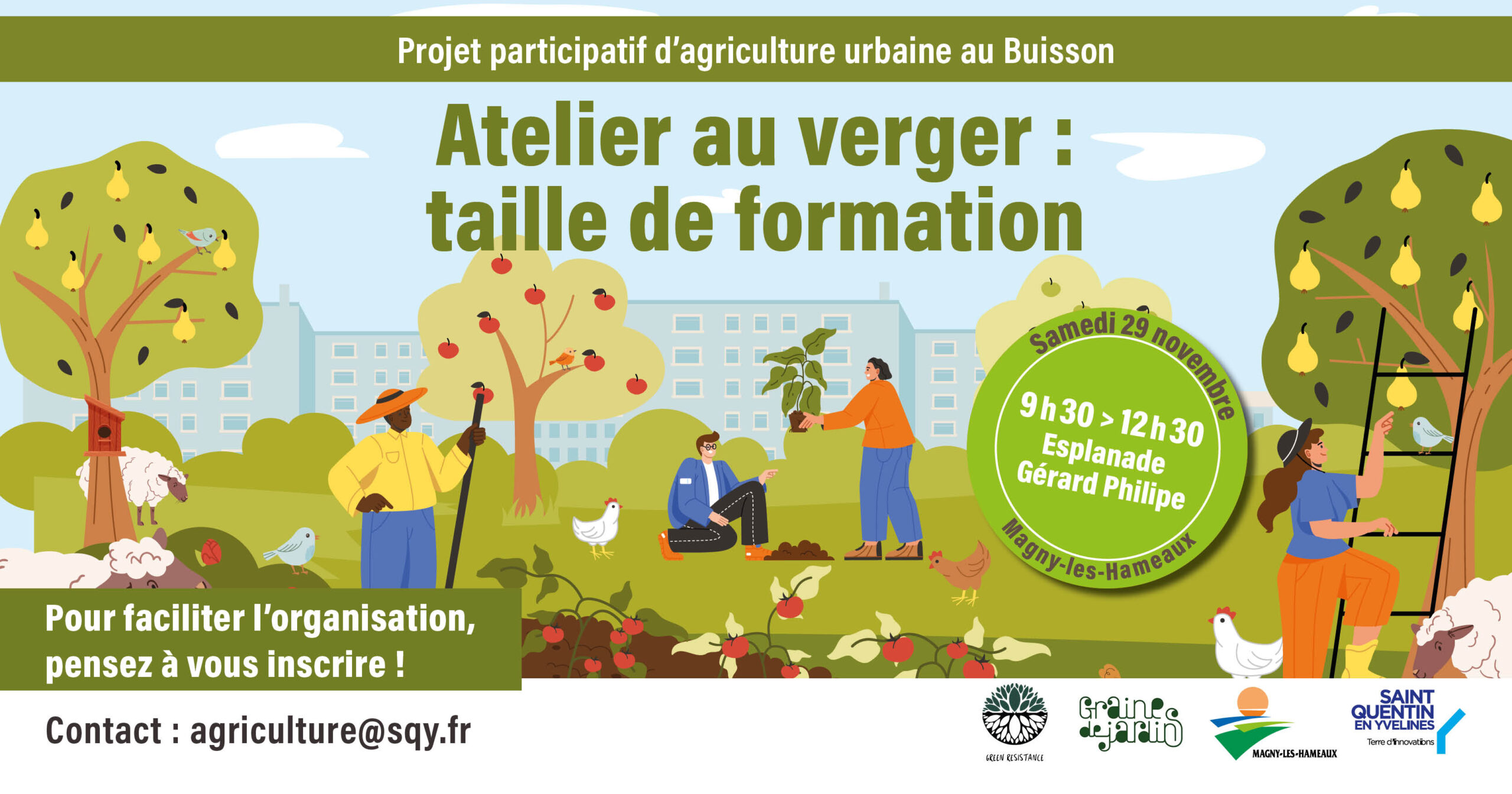 Le projet d’agriculture urbaine du Buisson 1 1200x630px SQY P.P.A.U Atelier au verger 29 nov 2025