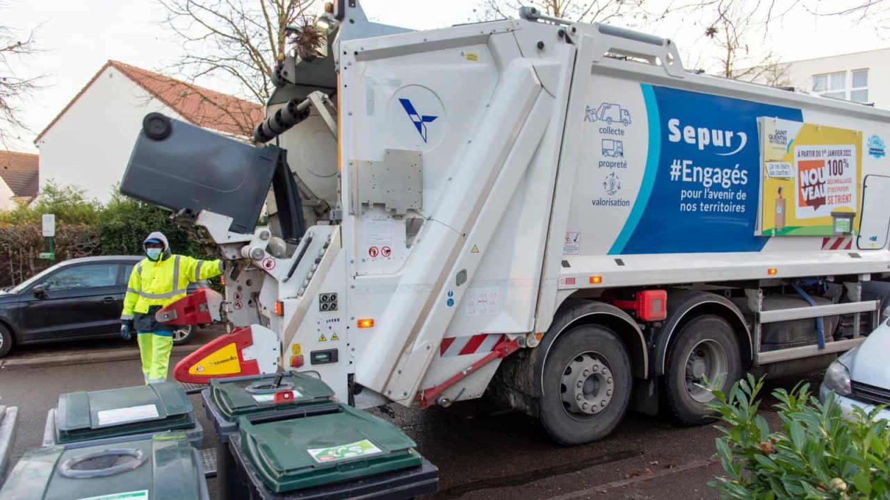 Collecte des déchets © C. Lauté, Sqy