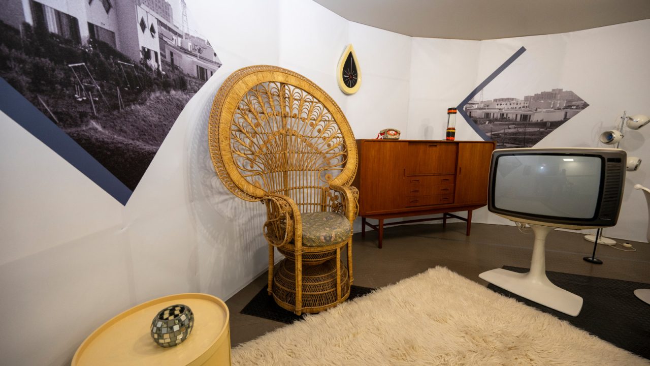 Inauguration exposition Musee: Nouvelle ville vie nouvelle. Architecture et design au tournant des annees 1970 JM Fourgous EA Junes